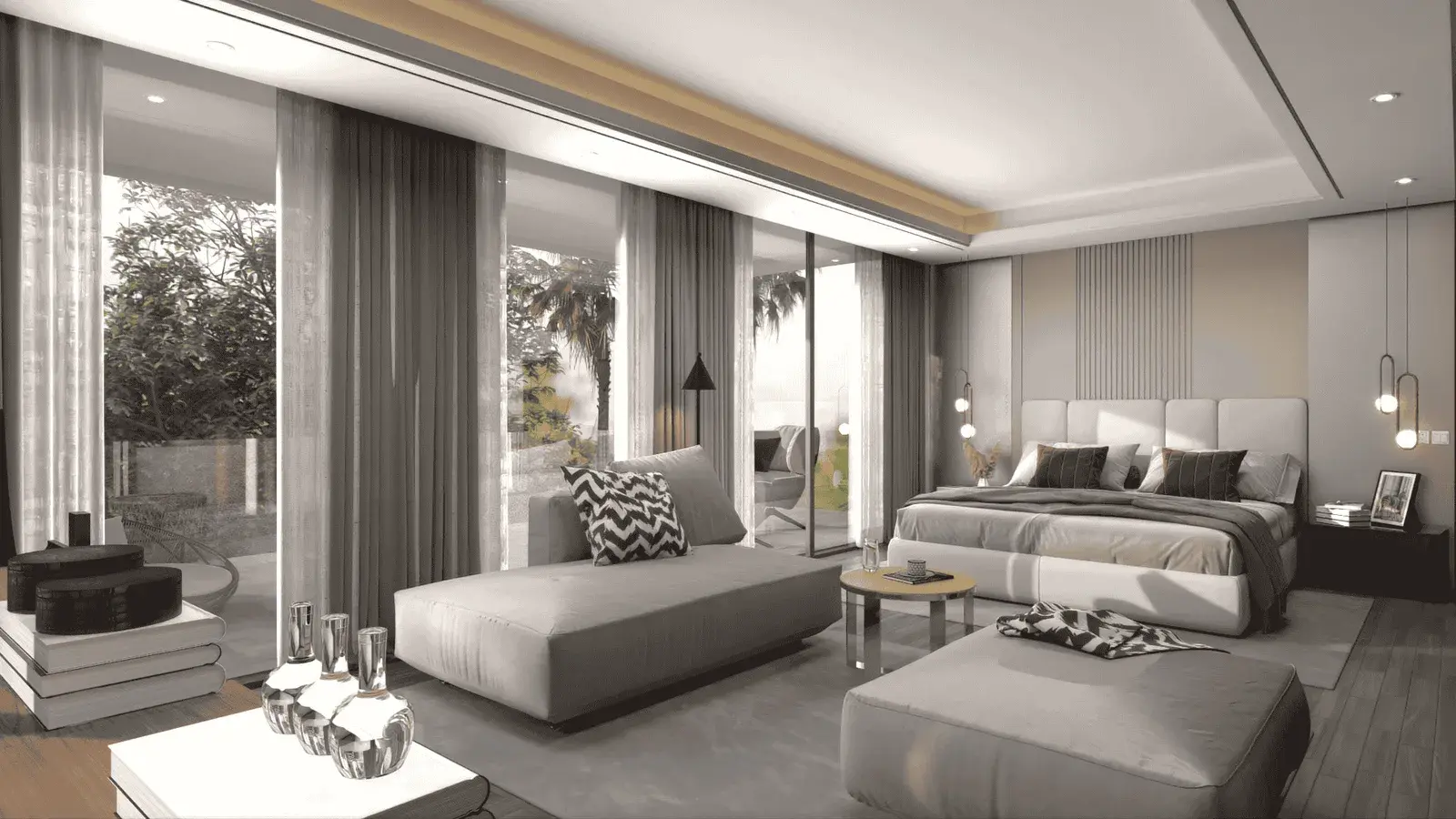 Suite parentale et coin salon