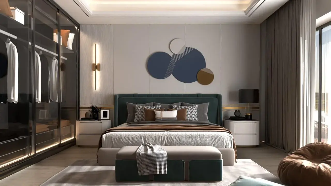 Suite avec dressing ouvert